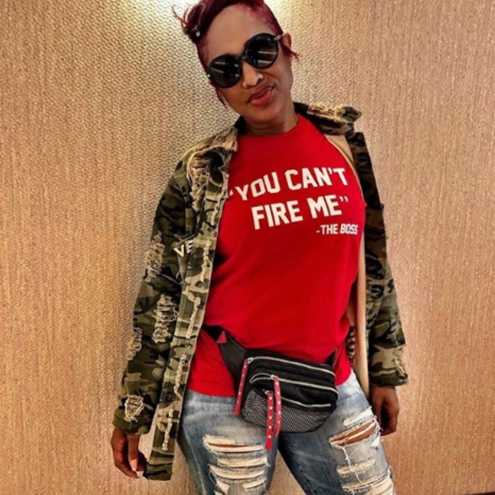 "You Can't Fire Me-The Boss" Self-Expression Tees